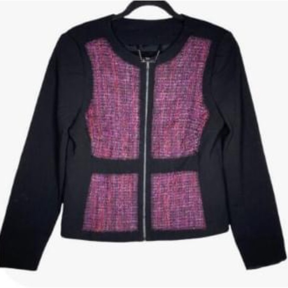 Trina Turk Blazer with Zipper Front Size 10